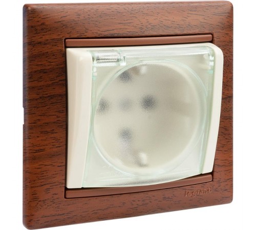 Valena Тонированное дерево Рамка 1-ая  770311  Legrand