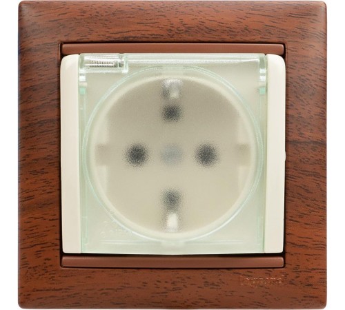 Valena Тонированное дерево Рамка 1-ая  770311  Legrand