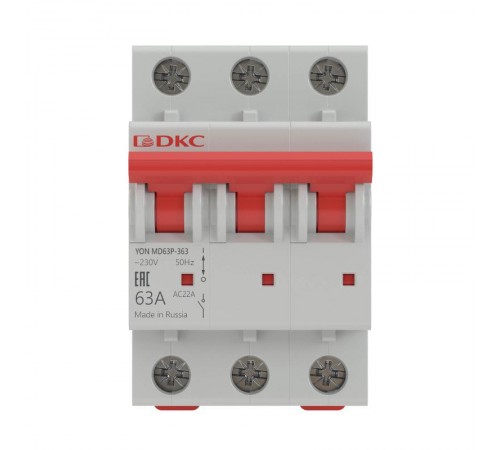 Выключатель нагрузки модульный YON MD63P-363  MD63P-363  DKC