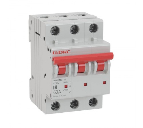 Выключатель нагрузки модульный YON MD63P-363  MD63P-363  DKC