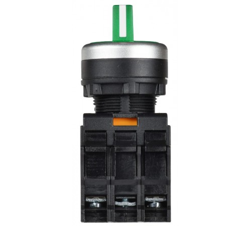 Переключатель с подсветкой 3 полож. 2NO зеленый MASTER  MI-SW60-20XD-4-14-3-K06  IEK