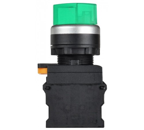 Переключатель с подсветкой 3 полож. 2NO зеленый MASTER  MI-SW60-20XD-4-14-3-K06  IEK