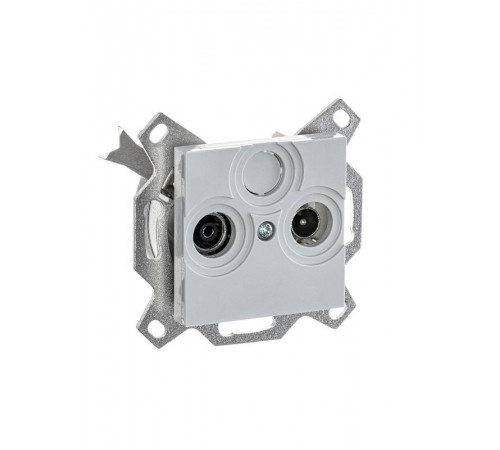 ABB Levit Серый Розетка TV-R проходная 7дБ  5011H-A03607 16W  2CHH083607A6016  ABB