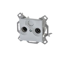 ABB Levit Серый Розетка TV-R проходная 7дБ  5011H-A03607 16W  2CHH083607A6016  ABB