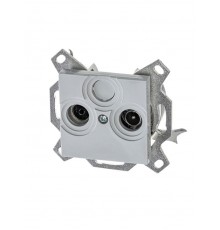 ABB Levit Серый Розетка TV-R проходная 7дБ  5011H-A03607 16W  2CHH083607A6016  ABB