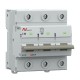 Выключатель автоматический AV-125 3P 80A (D) 10kA  AVERES mcb125-3-80D-av EKF