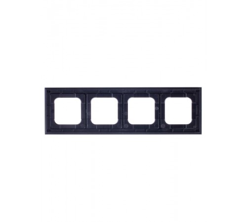 Рамка 4-постовая, Axcent, металл, платина  2CKA001754A4691  ABB