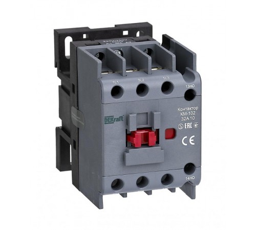 Контактор 32А 380В/400В АС3 АС4 1НЗ КМ-102  22042DEK  DEKraft