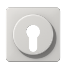 Крышка для выключателя с замком; светло-серая  CD528LG  Jung