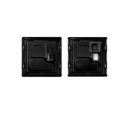 Simon 82 Комплект 4-кл сенсорн.выкл.+ сенс.регулятор, с тематич. маркиров. Т1, KNX, графит  8400653-038  Simon