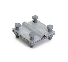 Зажим полоса-прут с тремя пластинами TDZ  PR08.12737  Промрукав