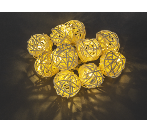 Гирлянда световая  NGF-D012-10WW-2AA  80717   Navigator