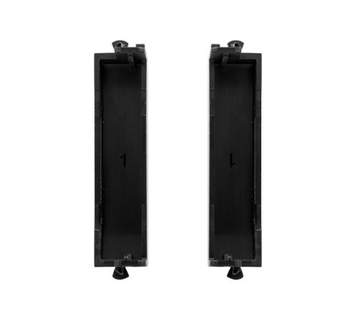 Комплект модульных заглушек "Avanti", "Черный матовый", 0,5 модуля 2 штуки  4412995  DKC