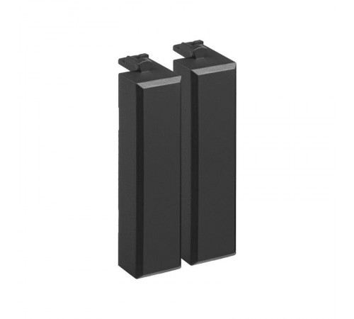 Комплект модульных заглушек "Avanti", "Черный матовый", 0,5 модуля 2 штуки  4412995  DKC