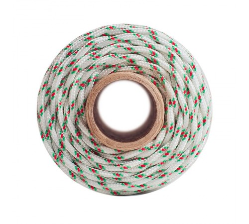 Шнур плетеный ПП 3 мм с серд., 16-пряд. высокопр., цветной, 20 м  139907  Tech-KREP