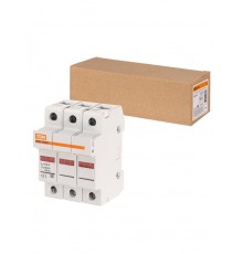 Держатель плавких вставок ДПВ2 10х38 3П  SQ0216-0015  TDM