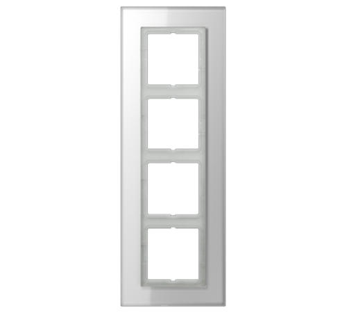 Рамка для серии LS-Plus 4-кратная  LSP984GLWW Jung