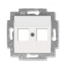 ABB Levit Жемчуг Накладка с суппортом для информационных разъёмов  5014H-A01018 68  2CHH291018A4068  ABB