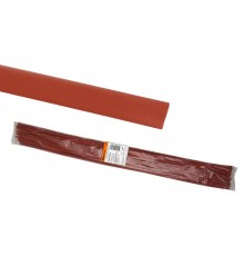 Термоусаживаемая трубка ТУТнг 12/6 красная по 1м (50 м/упак)  SQ0518-0226  TDM
