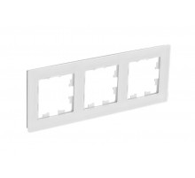 AtlasDesign Nature Белый Рамка 3-ая, натуральное стекло  ATN360103  SE