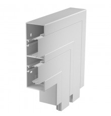 Плоский угол кабельного канала Rapid 45-2 53x165 мм (ПВХ,серый) (GK-FS53165LGR)  6113452  OBO Bettermann