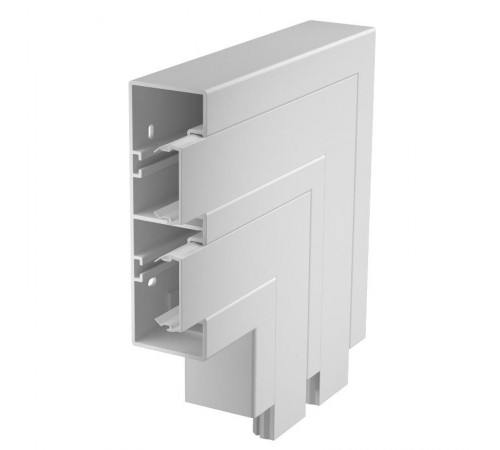 Плоский угол кабельного канала Rapid 45-2 53x165 мм (ПВХ,серый) (GK-FS53165LGR)  6113452  OBO Bettermann