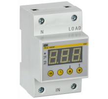 Реле напряжения РН-д однофазное 54мм 25А   IVR31-1-25  IEK