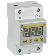 Реле напряжения РН-д однофазное 54мм 25А   IVR31-1-25  IEK