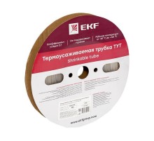 Термоусаживаемая трубка ТУТ 2/1 прозрачная рулон PROxima  tut-2-tr  EKF