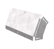 Угол вертикальный внешний 45 градусов с крышкой Стандарт 500х100   PR16.0579  Промрукав