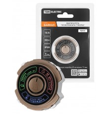 Выключатель "Не беспокоить"/"Уборка" 16А 250В бронза, "Байкал"   SQ1819-0447  TDM