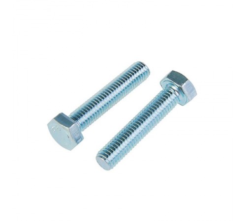 Болт DIN933 с шестигранной головкой оцинк. М6х60 (10 шт) - пакет ( 0,128 кг)  102963  Tech-KREP