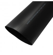 Термоусадочная трубка клеевая 115,0/19,0 мм, (6:1) черная, упаковка 1 м  23-0115  REXANT