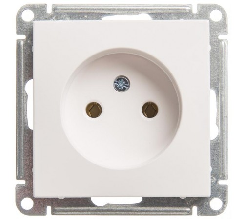 W59 Белый Розетка без заземления без шторок, 16А  RS16-153-1-86  SE
