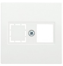 НТ12-1-ББ Накладка телеф. RJ12/HDMI BOLERO белый  ENB11-T-K01  IEK