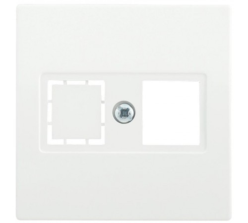 НТ12-1-ББ Накладка телеф. RJ12/HDMI BOLERO белый  ENB11-T-K01  IEK