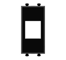 Адаптер без шторки для Keystone, "Avanti", "Черный квадрат", 1 модуль  4402211  DKC