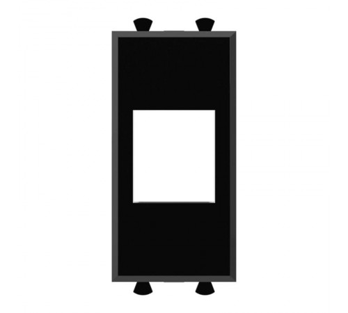 Адаптер без шторки для Keystone, "Avanti", "Черный квадрат", 1 модуль  4402211  DKC