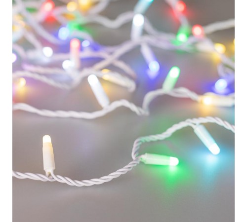 Светодиодная гирлянда ARD-STRING-CLASSIC-20000-WHITE-200LED-MILK-SYNC RGB (230V, 13W) (Ardecoled, IP65)  028206  Arlight