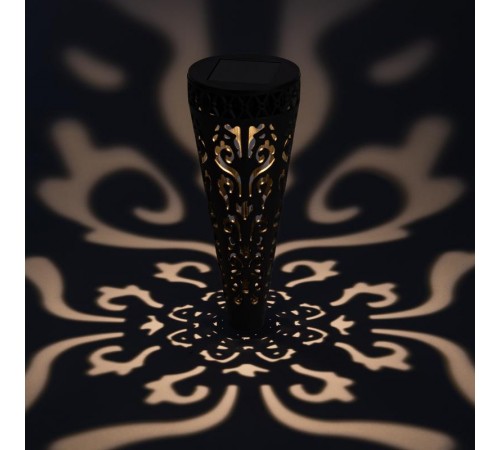 Садовый светильник Ажур ERASF22-48 на солнечной батарее, 1LED, 29 см  Б0057659  ЭРА