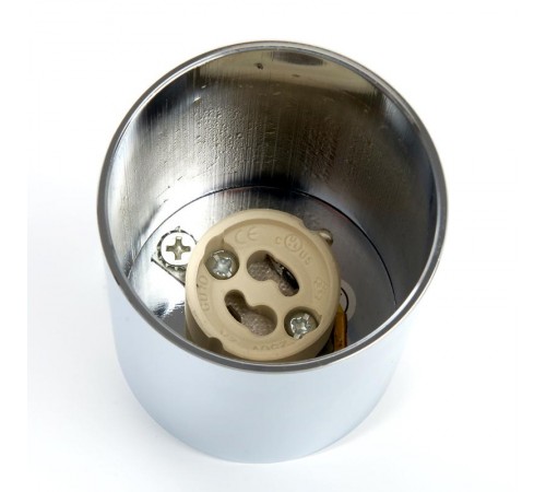 Светильник накладной потолочный под лампу, спот, ML177 MR16 20W 220V, хром  40514  Feron