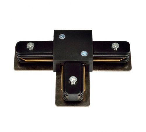 Соединитель для шинопровода осветительного Т-образный однофазный черный UBX-Q121 K31 BLACK 1 POLYBAG  UL-00001281  Volpe