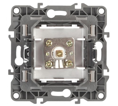 Розетка TV 12-3101-12 одиночная,  графит (10/10/2500) Б0019339  ЭРА