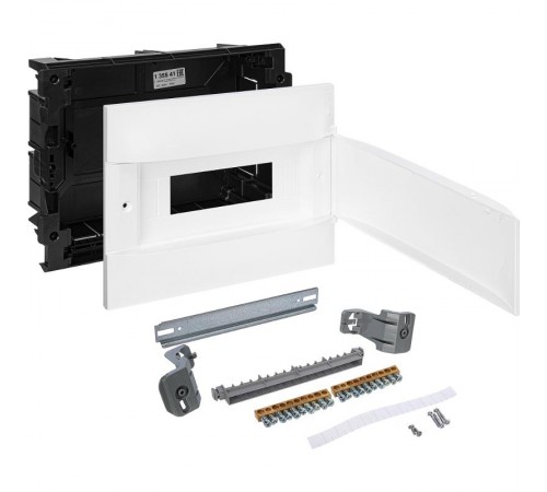 Practibox S Пластиковый щиток Встраиваемый 1X12 Белая дверь  135541  Legrand