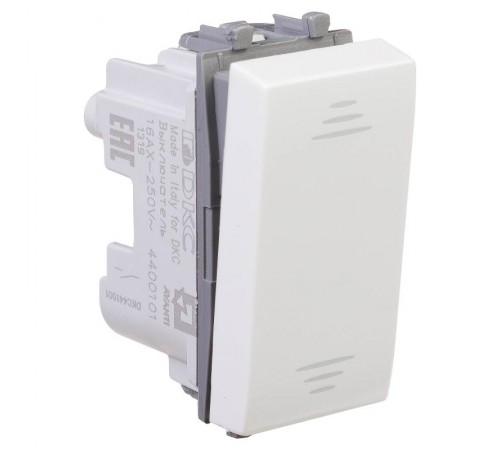 Выключатель "Белое облако", "Avanti", 16A, 1 мод.  4400101  DKC