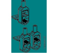 Набор 2-х местных V-образных зажимов, 3 шт., 2х95-240mm2  1SEP304457R0001  ABB