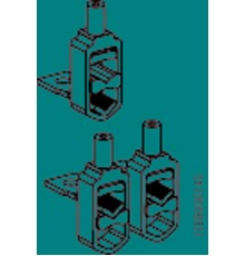 Набор 2-х местных V-образных зажимов, 3 шт., 2х95-240mm2  1SEP304457R0001  ABB