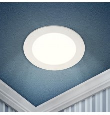 Светильник светодиодный встраиваемый downlight LED 1 18Вт 4000К белый круг (1/50шт/тр.упак)  Б0019459  ЭРА