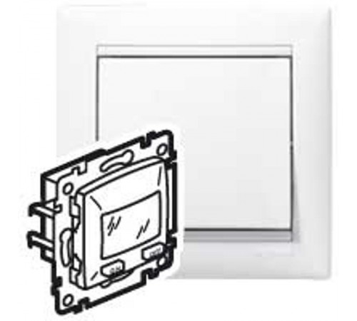 Valena Белый Датчик движения ИК двухпроводный без N, 240Вт, с возможностью ручного управления  774229  Legrand