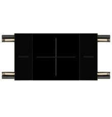 Коннектор  TRM-S5-SC BK прямой для тонкого магнитного трекового шинопровода черный  Б0059035  ЭРА